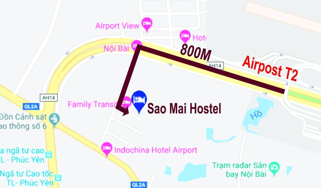 Хостел Sao Mai Cosy Nest-Noi Bai Airport Thach Loi Экстерьер фото